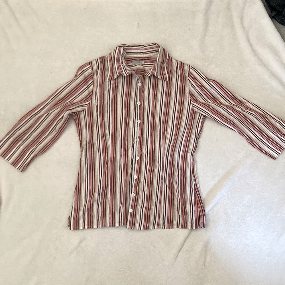 Candy Striped Button Up